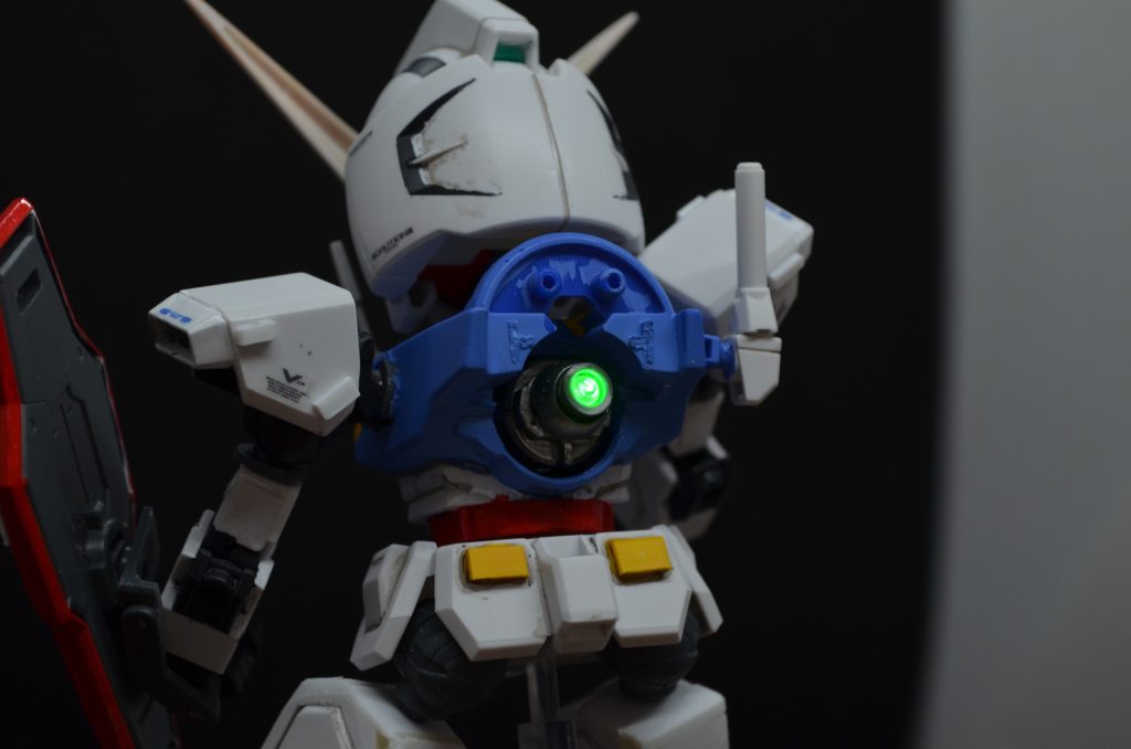 こんな感じで光ってます。