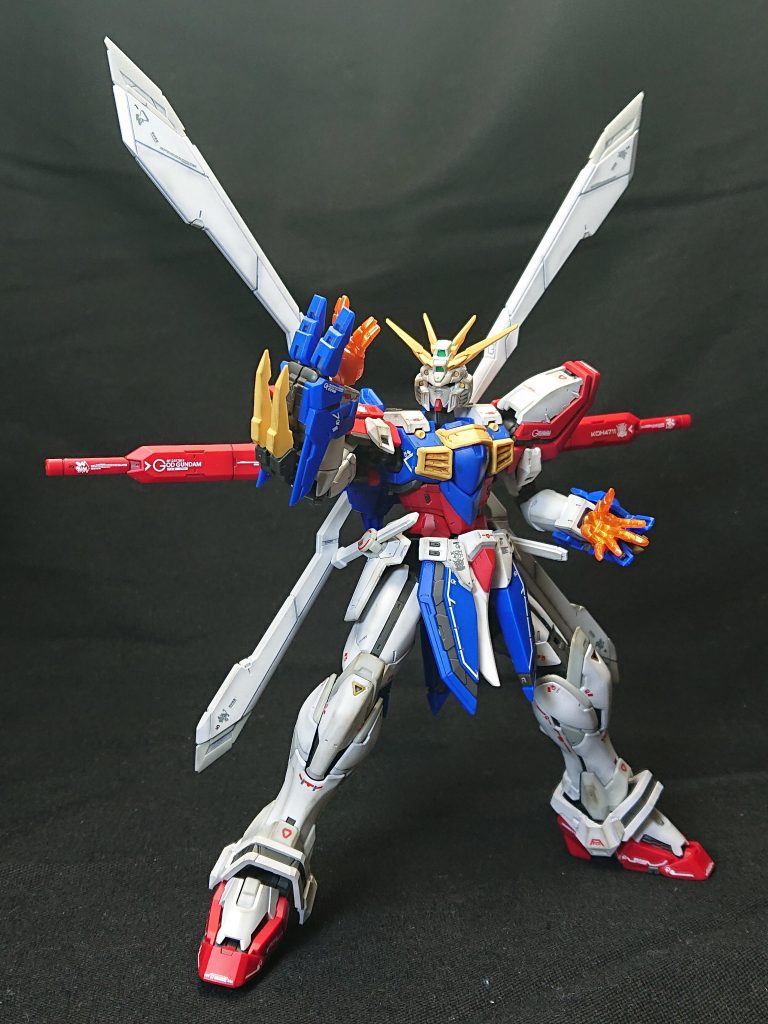 ゴッドガンダム–5枚目/制作者：マイクラ