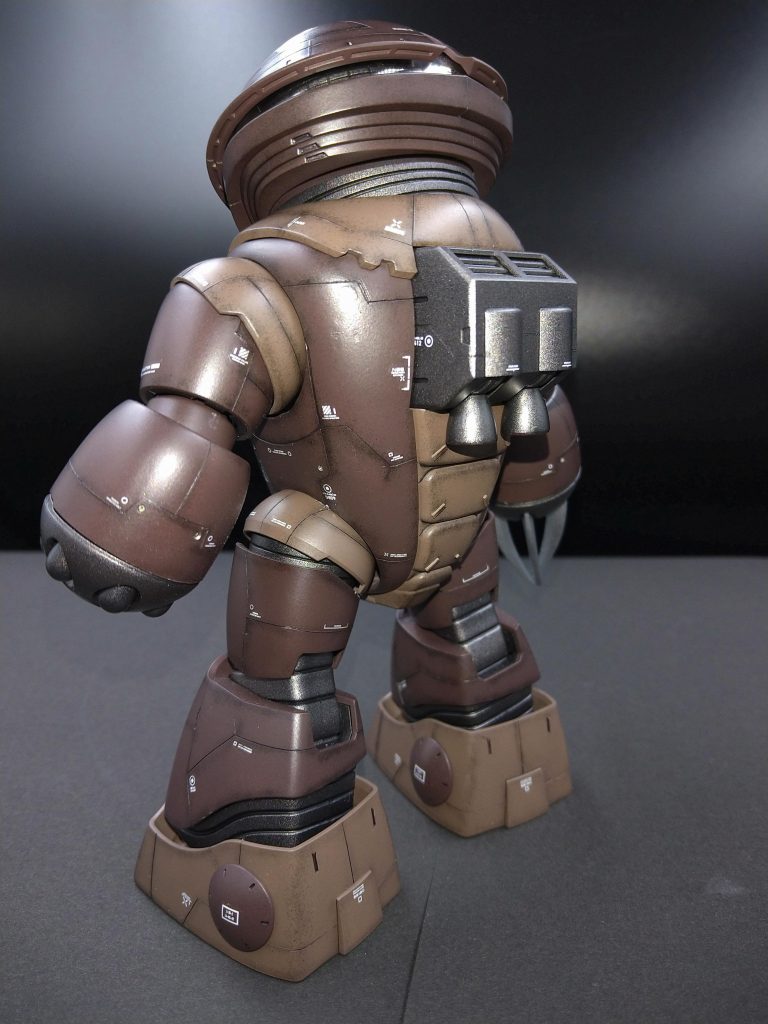 1stのMSはディティールが少ないので、スジボリやりがいあります