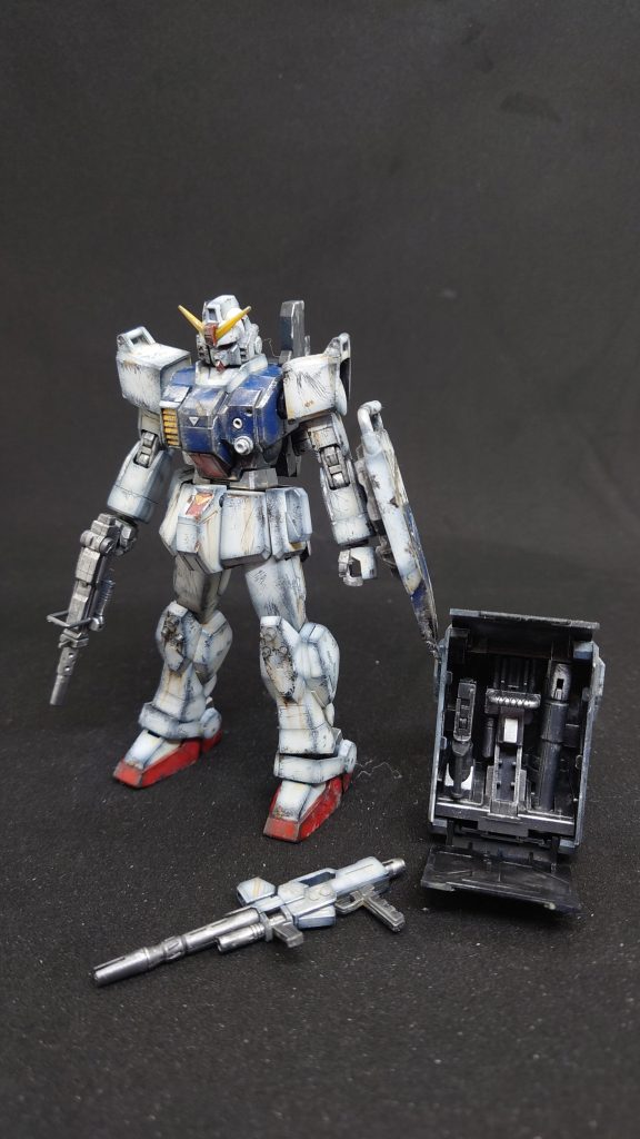 陸戦型ガンダム　ウェザリング仕上げです–2枚目/制作者：@truste39