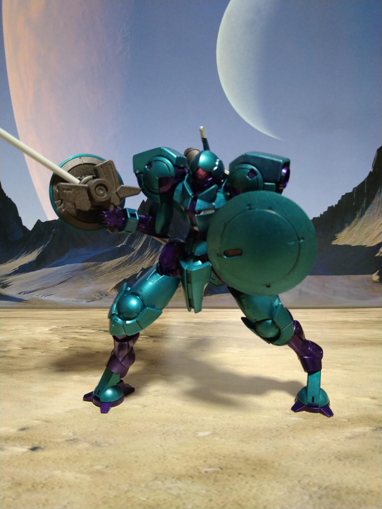 パッケージと同じポーズです。