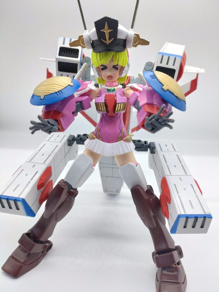 安く済ませようとジャンクを使ったのが祟りました。メガ粒子砲パーツが付いてないのは想定してましたが、各パーツが接着されていてハッチが開かず武装が増やせません。火力を、火力を盛りたいです…。