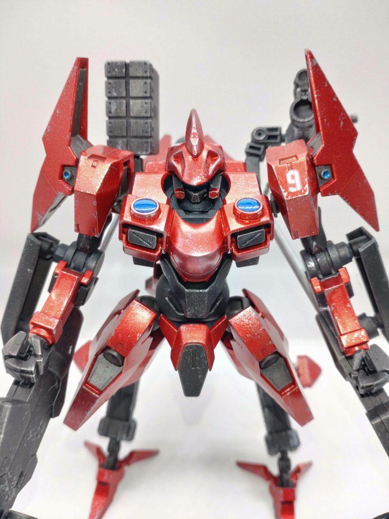 頭部は30MMのオプションを削りつけてます。