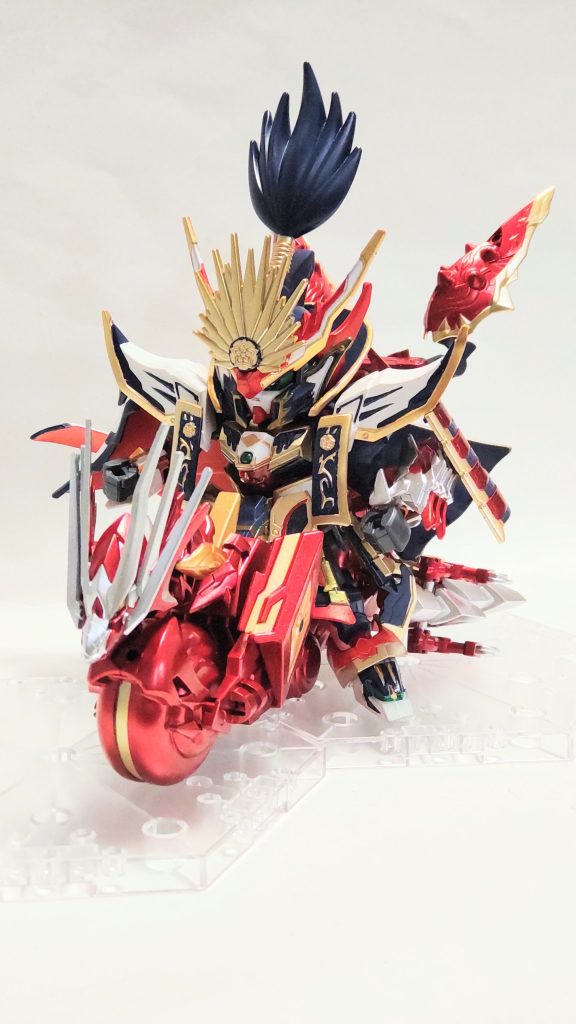 仮面ライダーといえばバイク!ということで、信長専用のトリニティバイクに緋龍を装着できるようにしました。