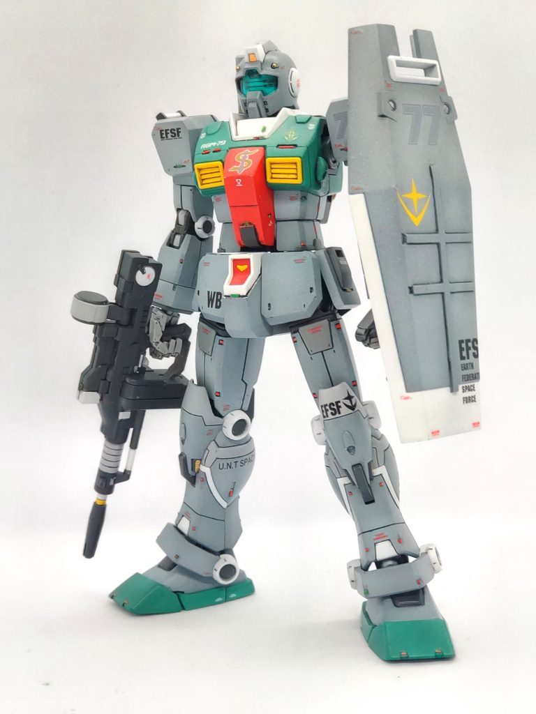 HG　スレッガー中尉専用ジム–3枚目/制作者：inagu 51