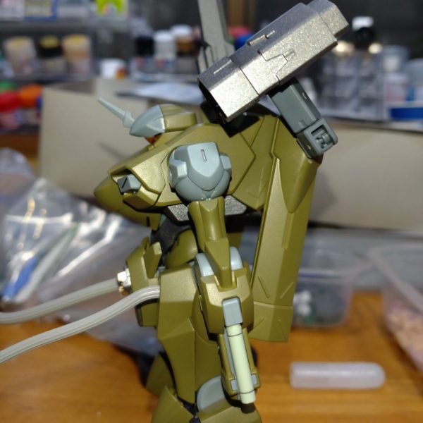 動力パイプにアルミ線