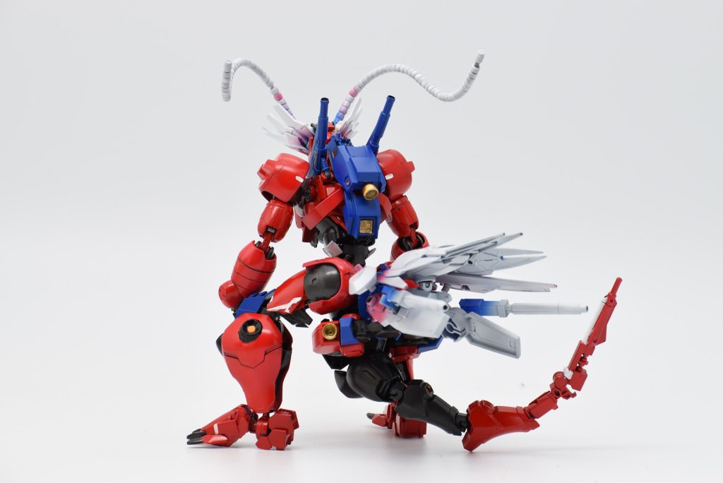 背面ブースターなどに使った金色がお気に入り