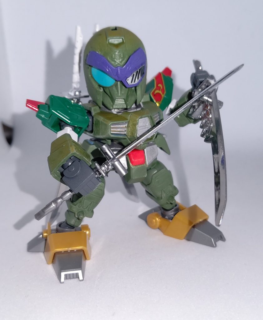 武器は孫権アストレイから拝借。忍刀の達人という設定です。