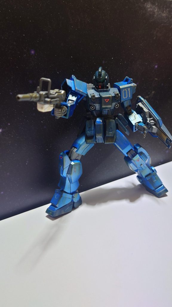 甥っ子に拉致されて行方不明だった旧ブルーディスティニーの頭部のみが、数年ぶりに発見されたので、供養の為ホントのリバイブさせました🥲