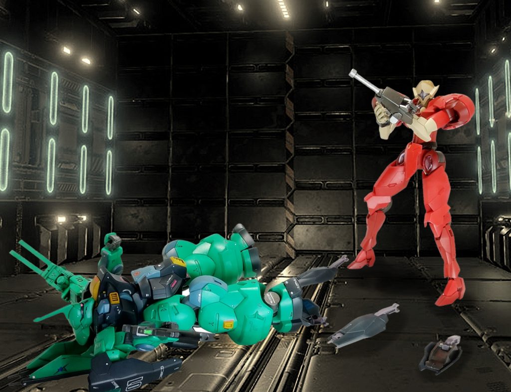 「ぐえ〜」「うあ〜なだこりゃ〜！左手〜！俺の左手〜！」