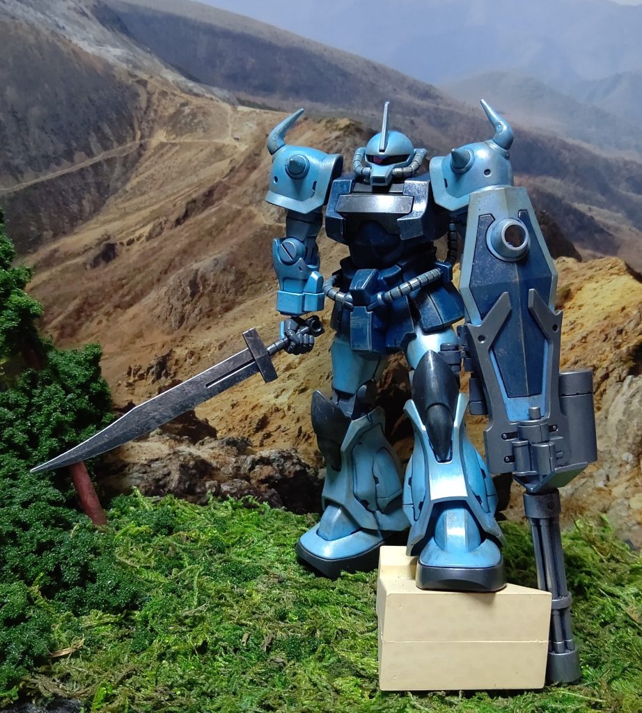 ドライブラシ施したところ 