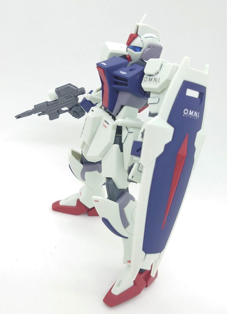 部分塗装、デカール、トップコート仕上げです。この機体のように部品流用で一般向けのHGがどんどん発売される事をお祈りしておきます。