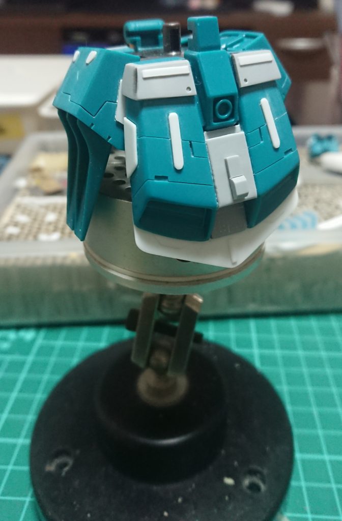 リアスカートのディテールアップなど