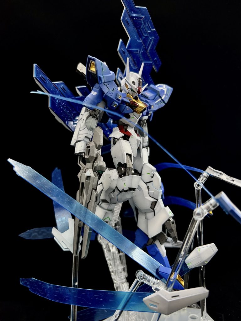 ガンビットのエフェクトは様々な方がやられてる百均ケース切り出し+グラデ塗装で作りました。 