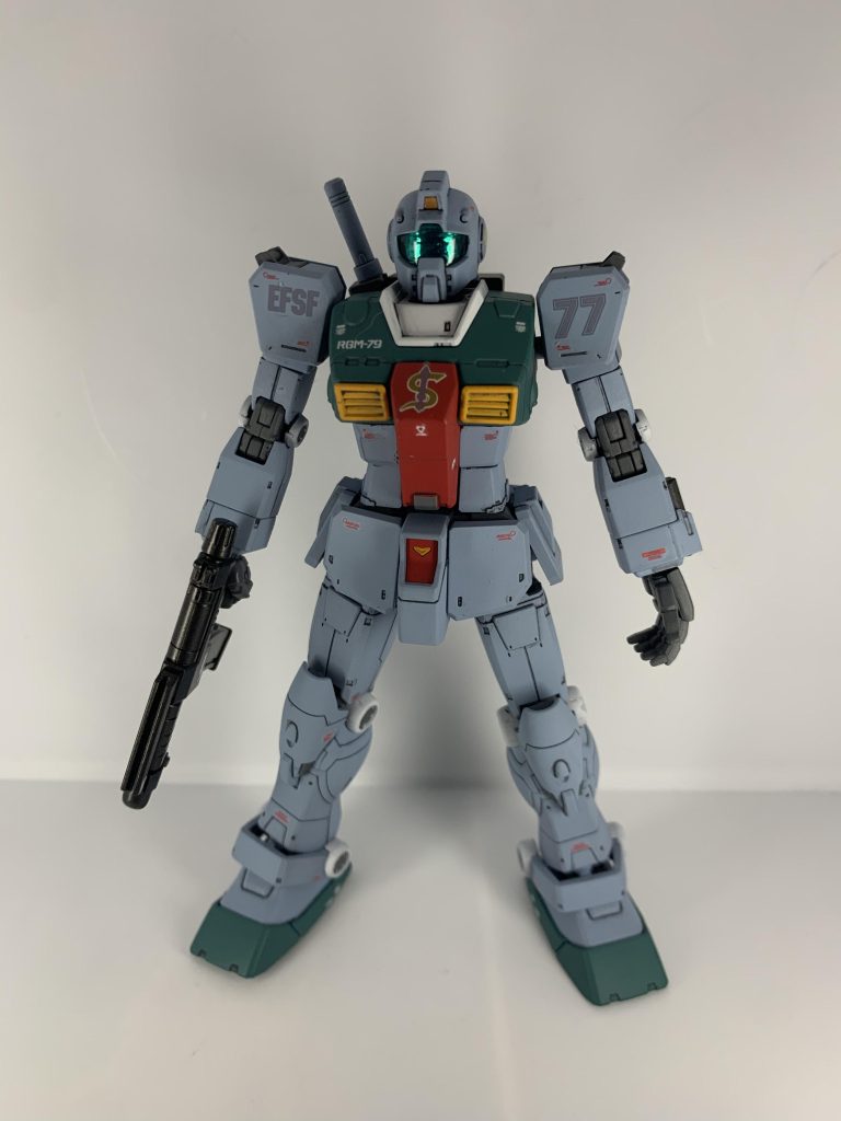 HGジム（スレッガー搭乗機）–2枚目/制作者：モフモフゴロー