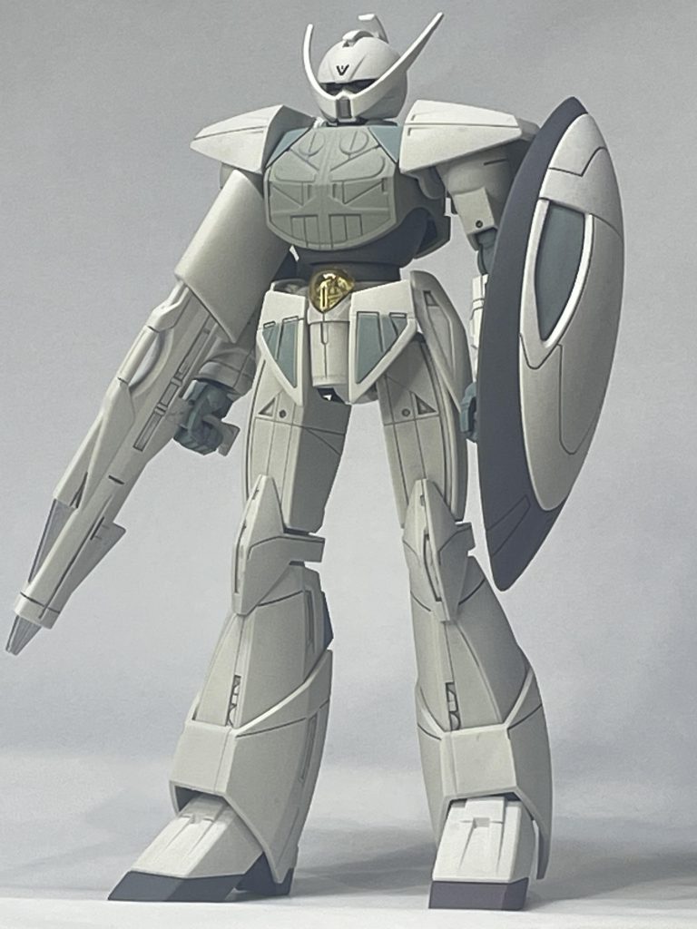 HG ターンエーガンダム。シド・ミードのイラストを参考にパステルカラーに全塗装しました。