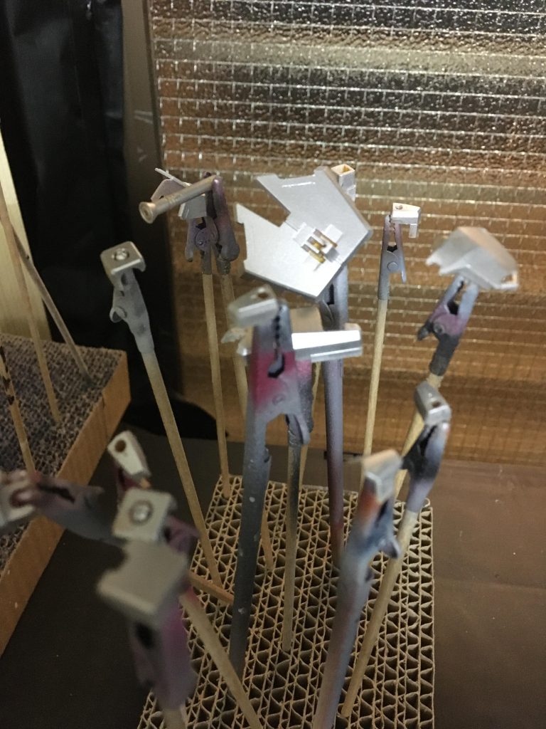 シルバー塗って+