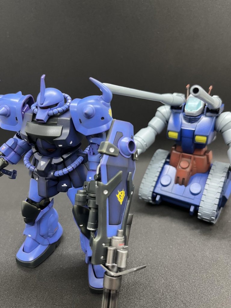 ガンタンクと同時に制作しました。