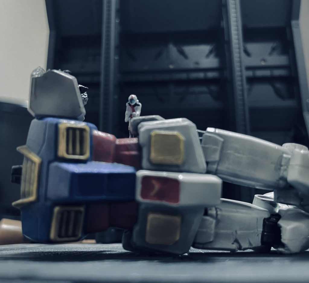 RGで作ったら、もっとリアリティが出るでしょうね(^^)勿体無いからやりませんけど