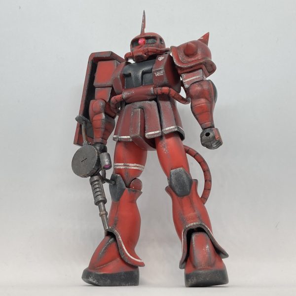 旧キット シャア専用ザク 1/144 改修｜kennyfm911さんのガンプラ作品｜GUNSTA（ガンスタ）