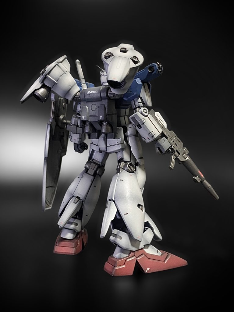 バックショット。バーニアは市販パーツを使って大型化してます。