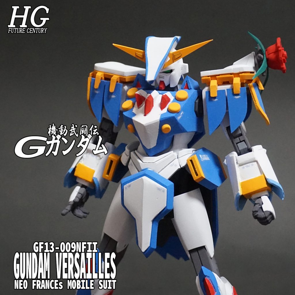 HGFC ガンダムヴェルサイユ–2枚目/制作者：@Under_NM_Design