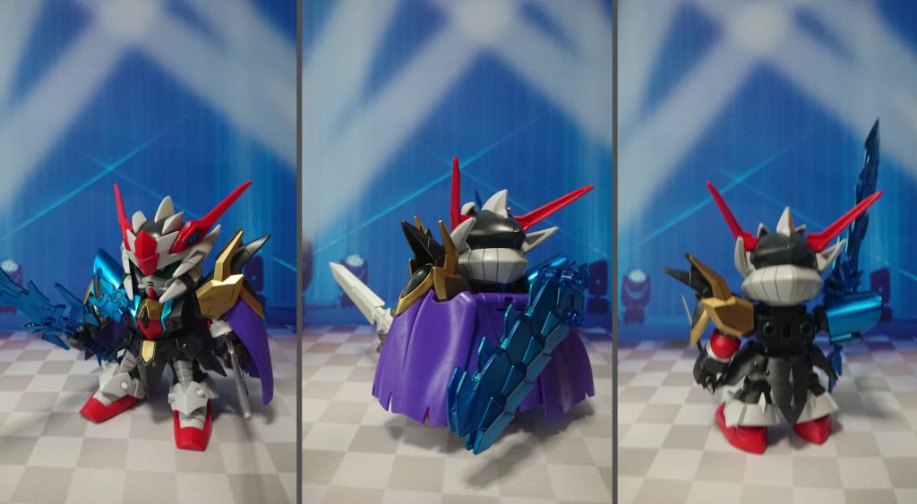 魔竜剣士ゼロガンダムVer.Ⅱの前後ろ。