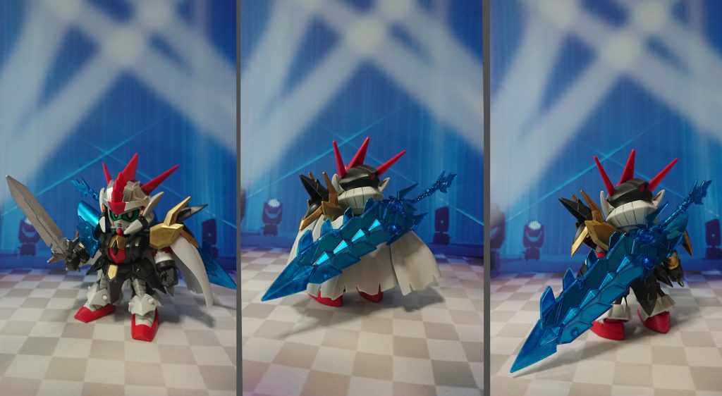 魔竜剣士ゼロガンダムVer.Ⅰの前後ろ。