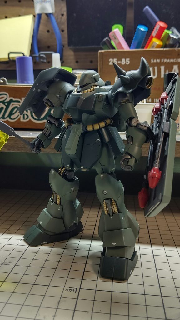 作業場で完成した瞬間のショット!