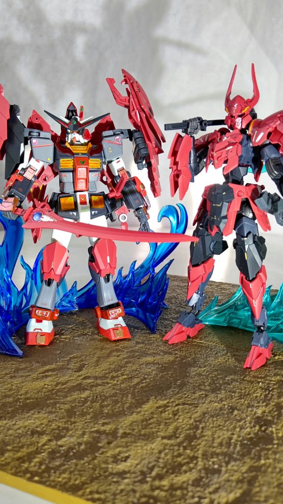 しかしスピナ将軍のパーツ使ったとはいえこれではジンバー、よくてカチドキがいいところか？ガンダムで『将軍』を名乗るハードルは高い(汗)