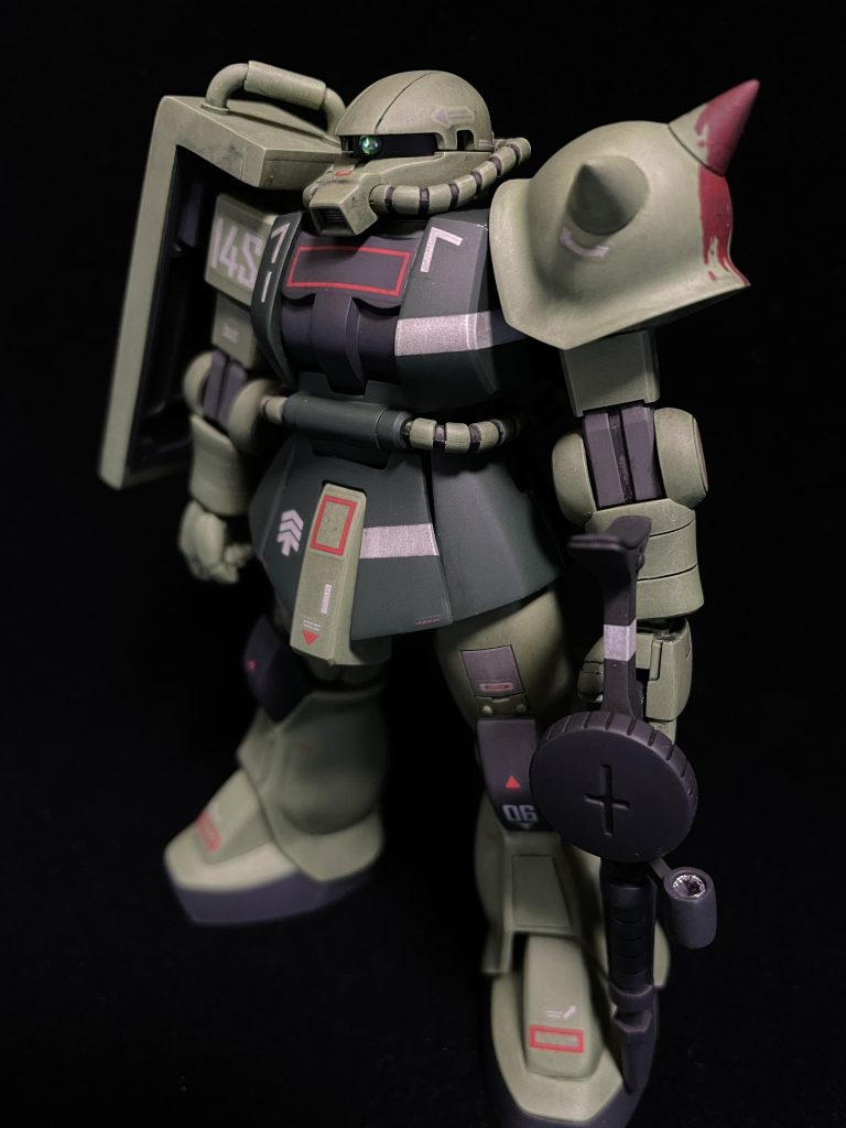 宇宙世紀系はこの角度が一番映えますね～と、個人的には思います(笑)