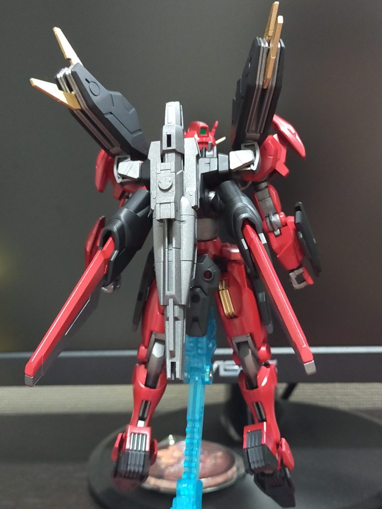 かかと部分をグレーに色分け