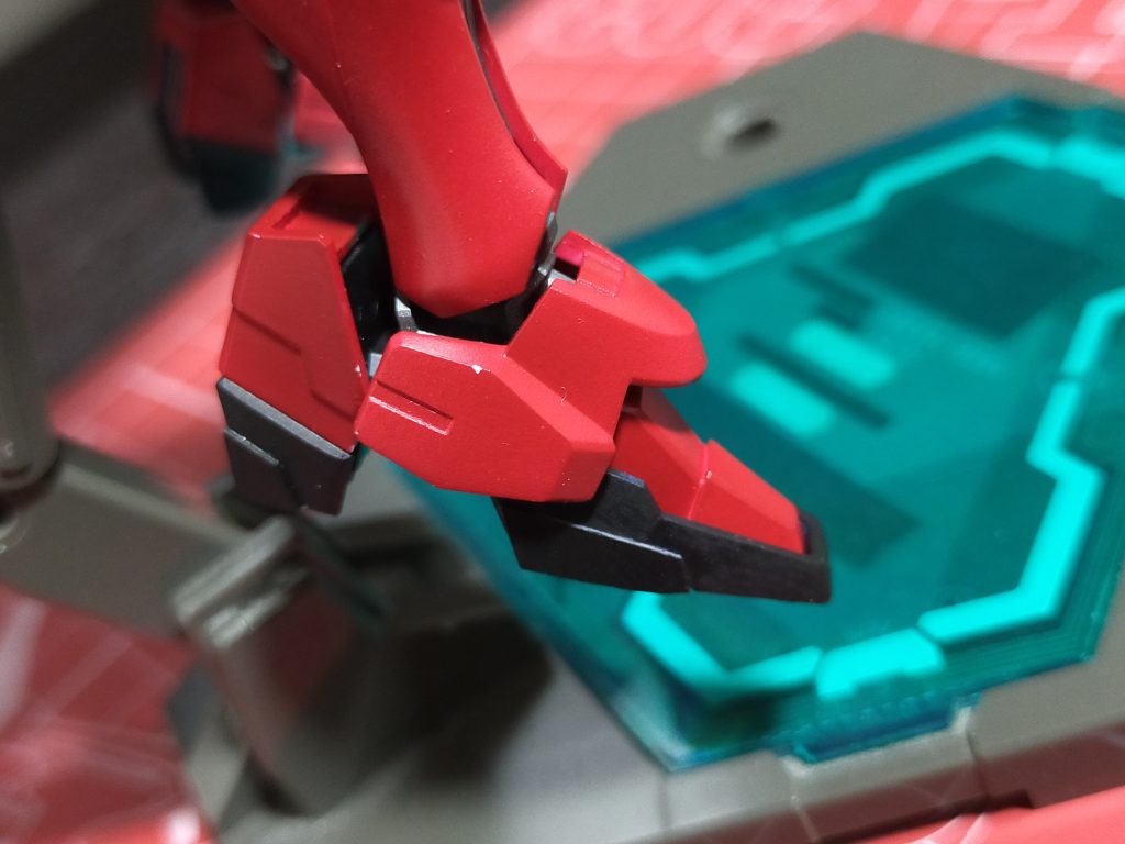 足のディテールアップやってみたり
