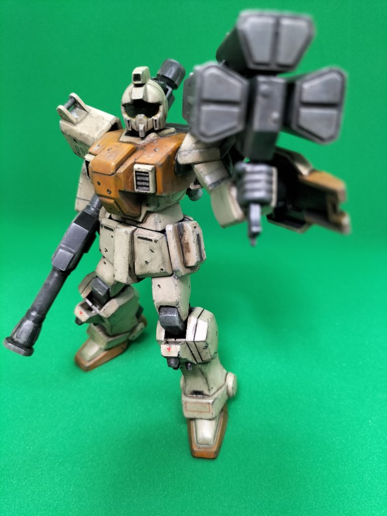 武器のドライブラシが我ながら良い感じ（笑）