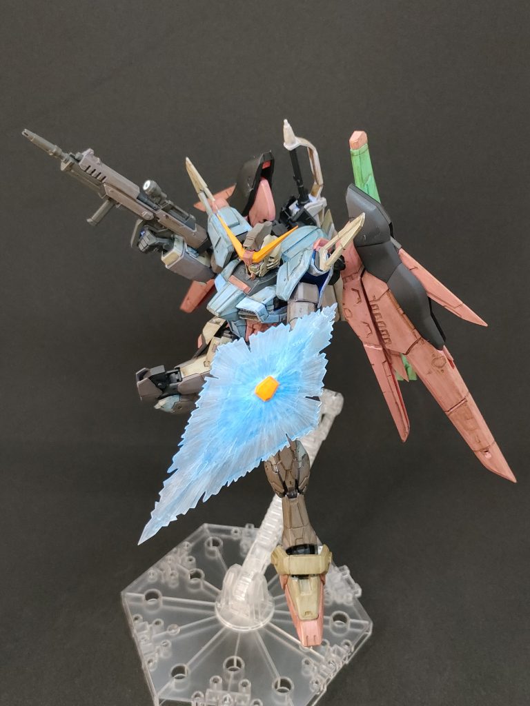 何気に苦労したビームシールド。結構いい感じにできました！