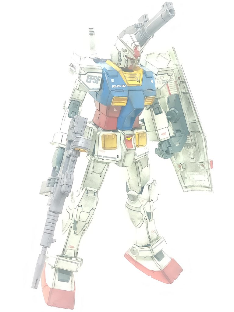 RX-78-02ガンダム(ククルス・ドアンの島版)–6枚目/制作者：かえる