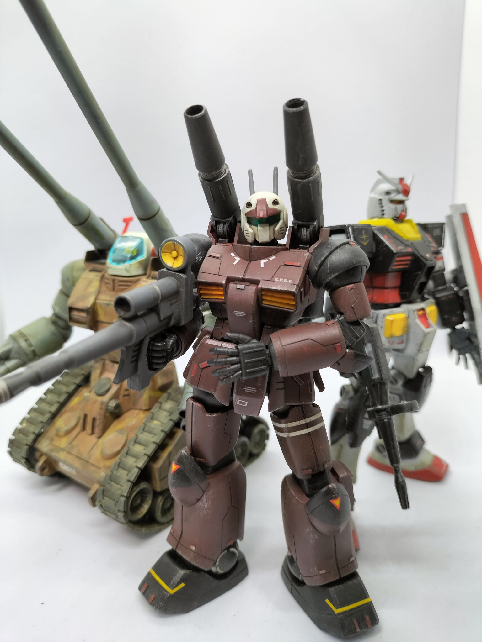 HGUCガンキャノン ｜ka-mk-tさんのガンプラ作品｜GUNSTA（ガンスタ）