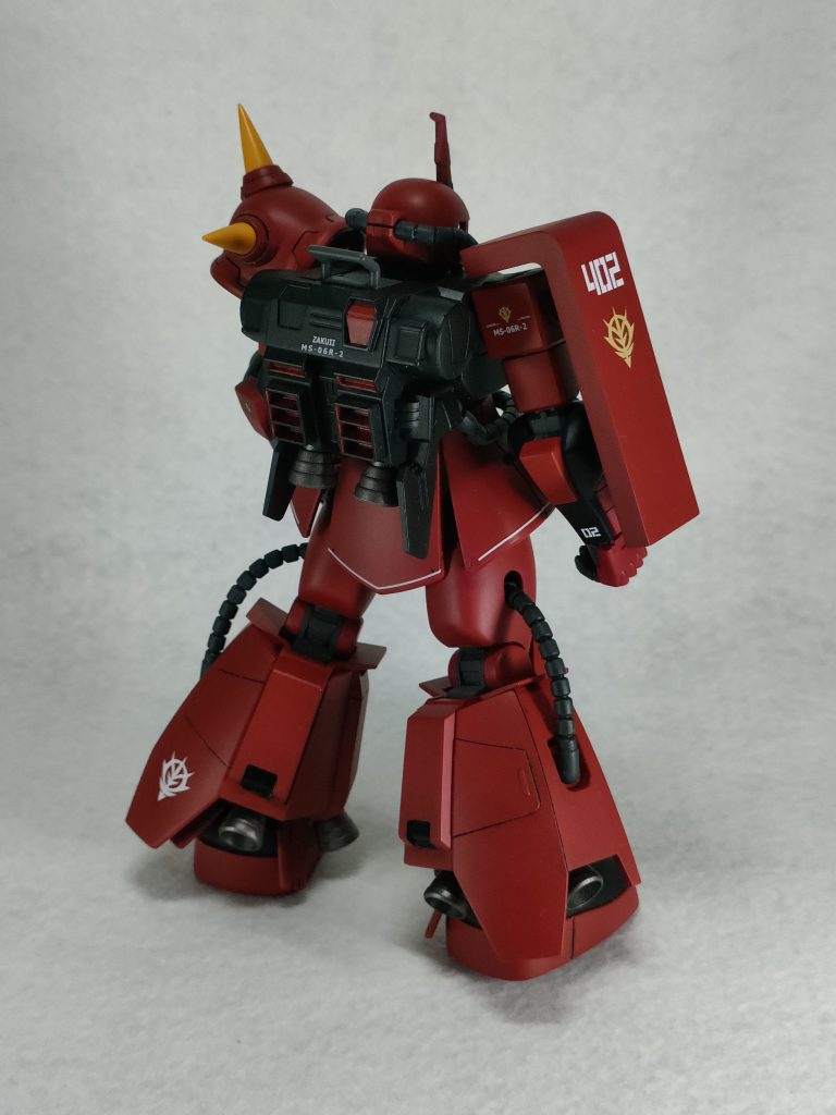 バックパックの塗り分けがしんどい