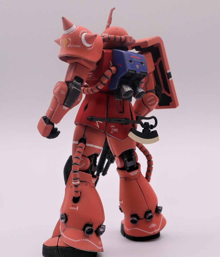 バーニアは迫力を出すために、別売りパーツの大型バーニアを使ってます😄