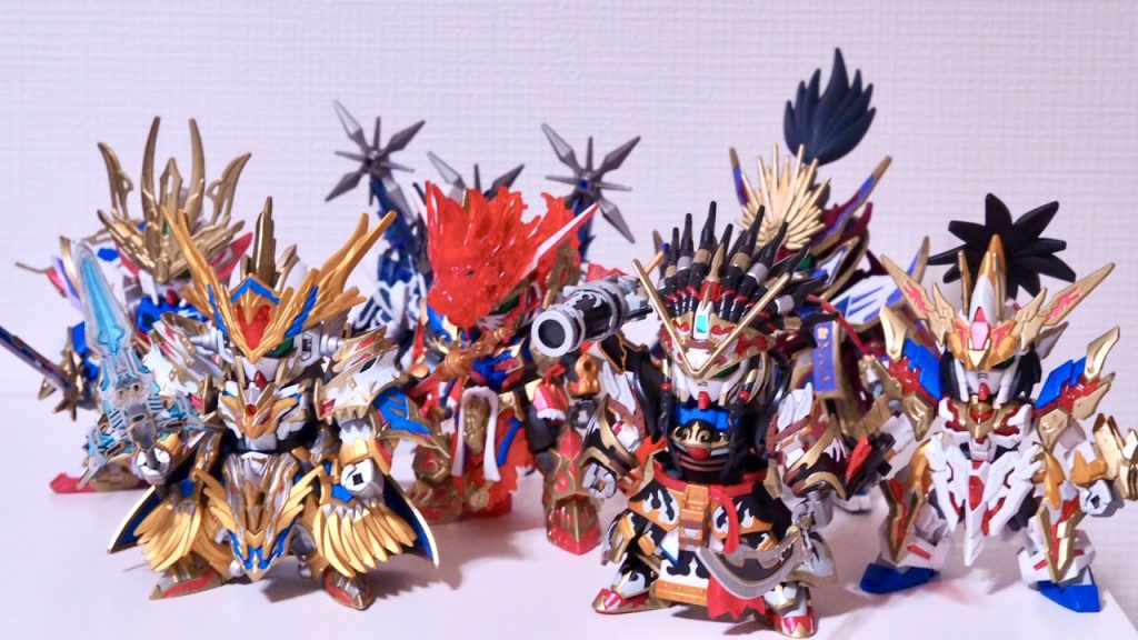 キット自体は出た当初から購入していましたが、4artist markerの性能に感銘して去年から筆塗りで塗装を進め完成したキットが増えました。私自身は元祖SD派でしたので特にナイトガンダム系のキットがリリースされれば是非塗装して完成したいと考えています。