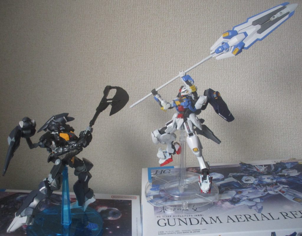 「ガンダムフォラス」(鉄血版ファラクト)と超スピード対決。