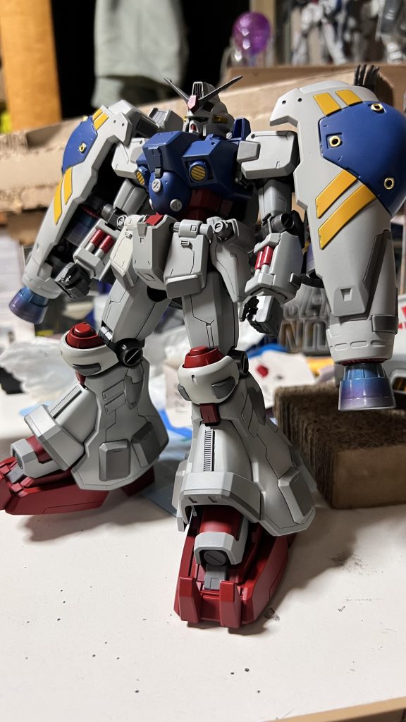 全塗装後、この後、汚しました