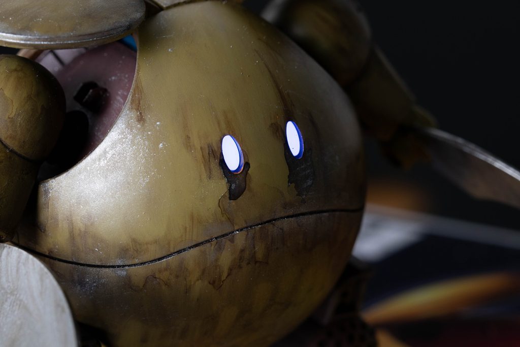 ガイアノーツの蛍光クリア―でピカーン。