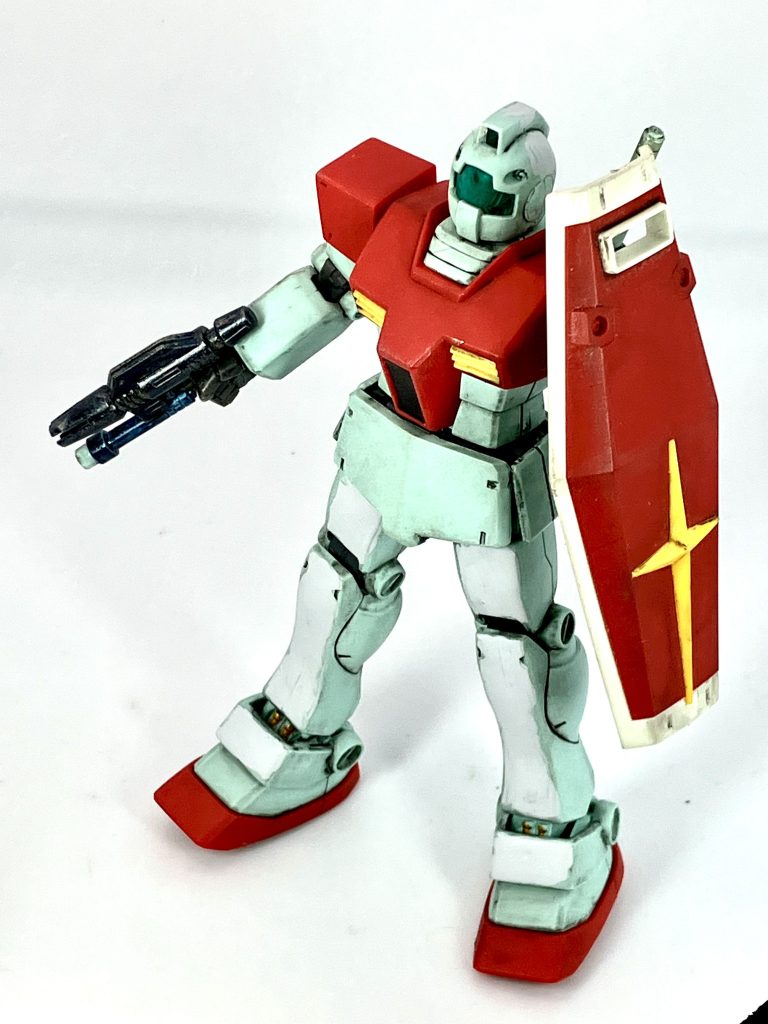 合わせ目消しと汚しすぎの部分をクリーニングしました。