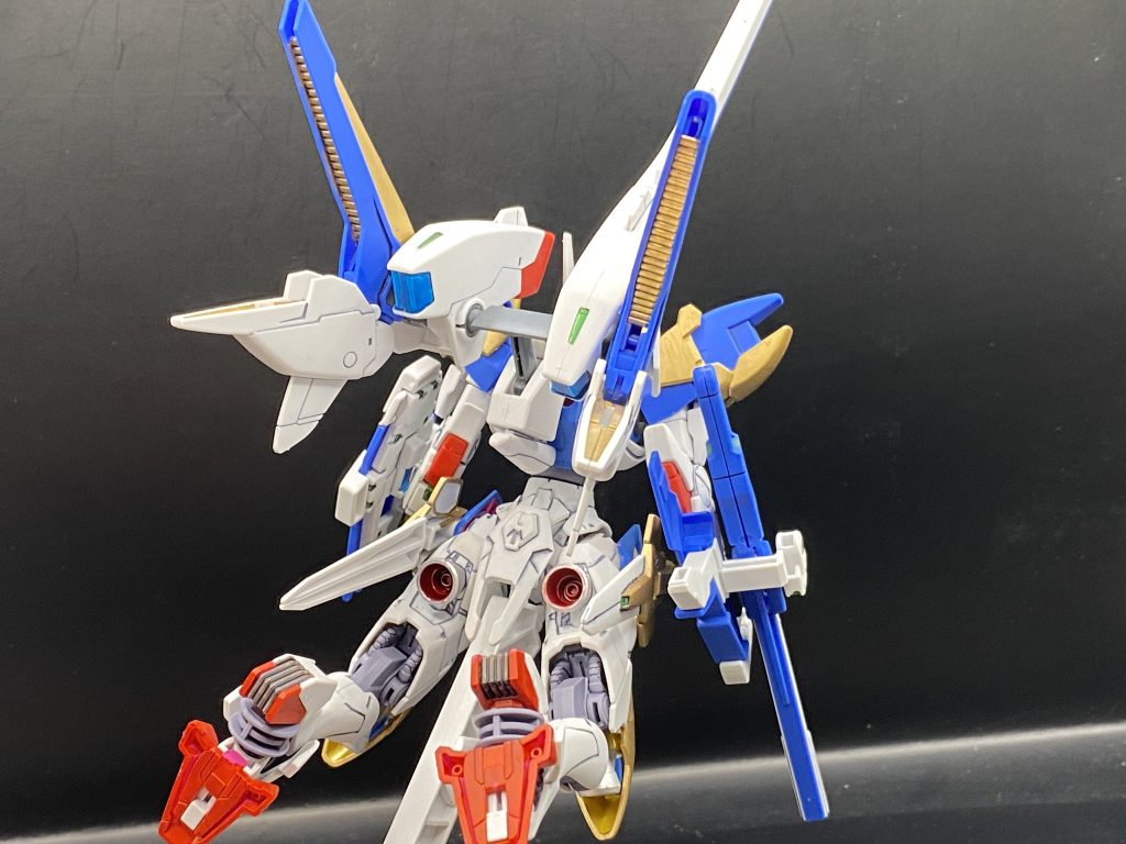 全身を前後からルブリスの色を変えてたおかげでマッチしているかと思います。あまり違和感なく仕上がっているので満足です。