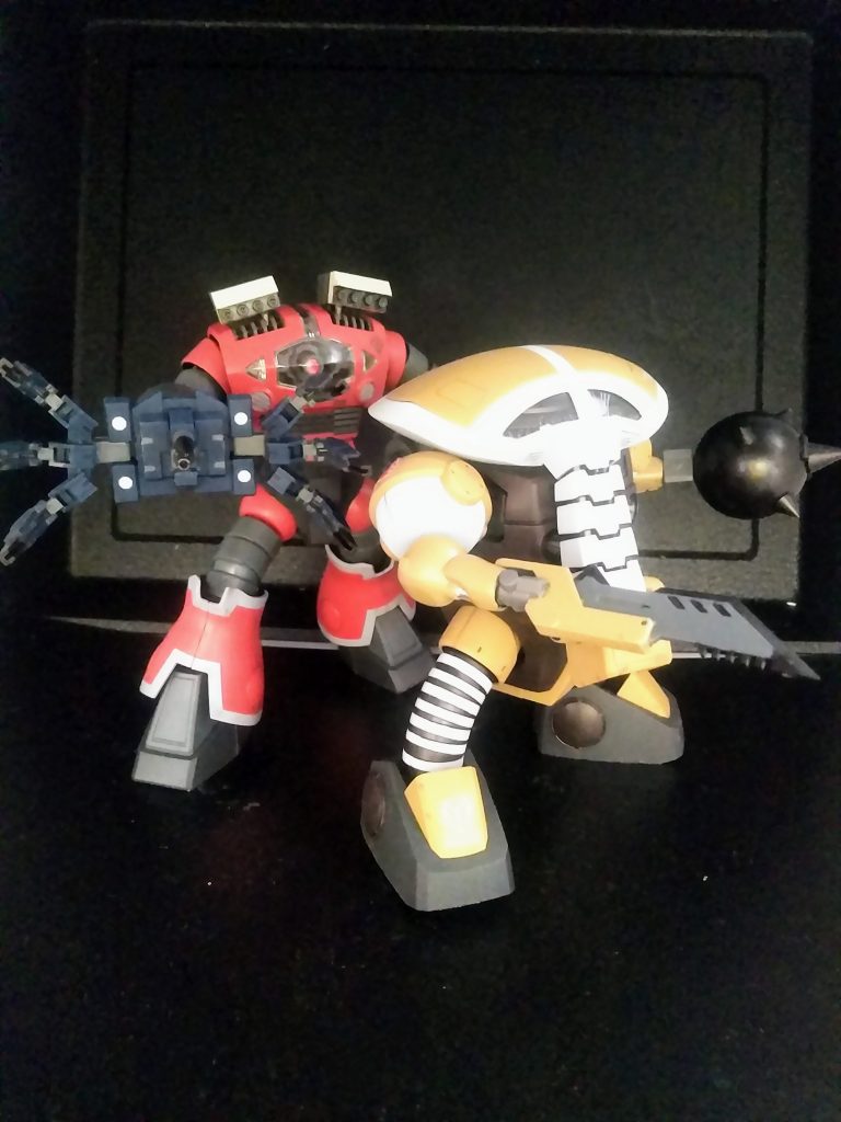 不採用武装はこの子達へ、『ゾゴック』は髪の毛？が脱毛状態なので、『四連ロケットランチャー×2』を新規装備