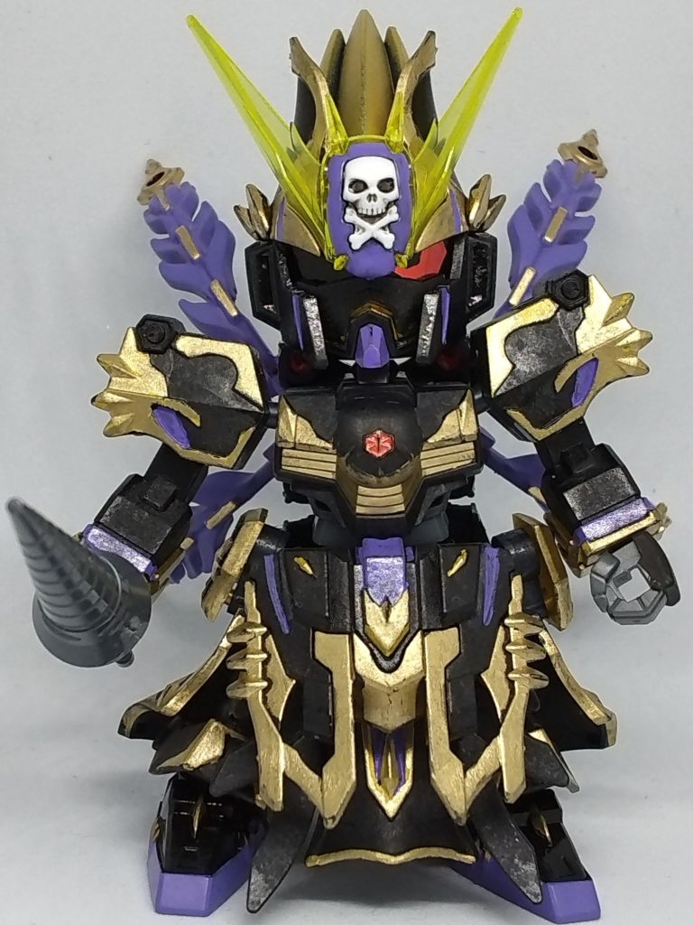 基本はファレホ筆塗りに金色はA4マーカー。ふと作業後に思ったのですが、ダークマスク着けたX2改とか設定的にも面白そうなので、積み消化が一周したらやってみようかと思います。