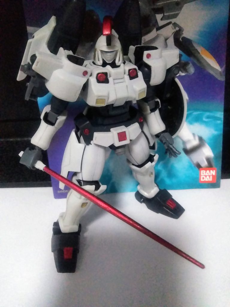 『ビームサーベル抜刀！』目一杯のポージング😖