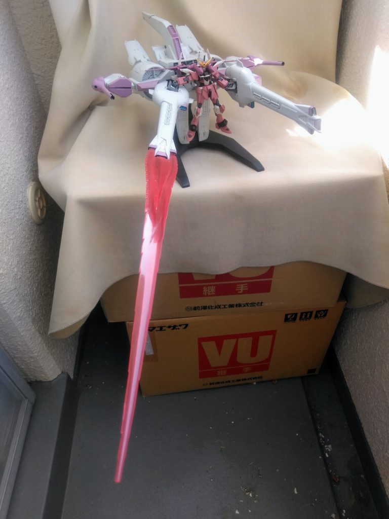 『ミーティア』本体 約850mm(マニュアル調べ) サーベル エフェクト 約500mm(測ってはいない)笑いが止まらん😂🤣