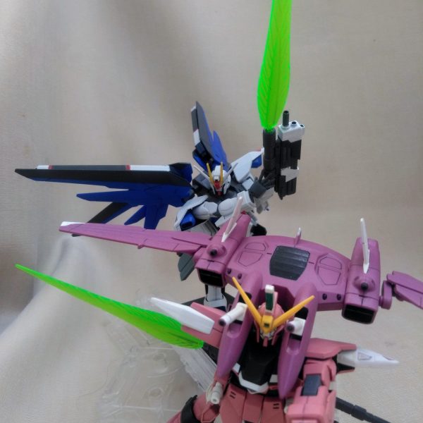 旧HG フリーダム ガンダム & ジャスティス ガンダム